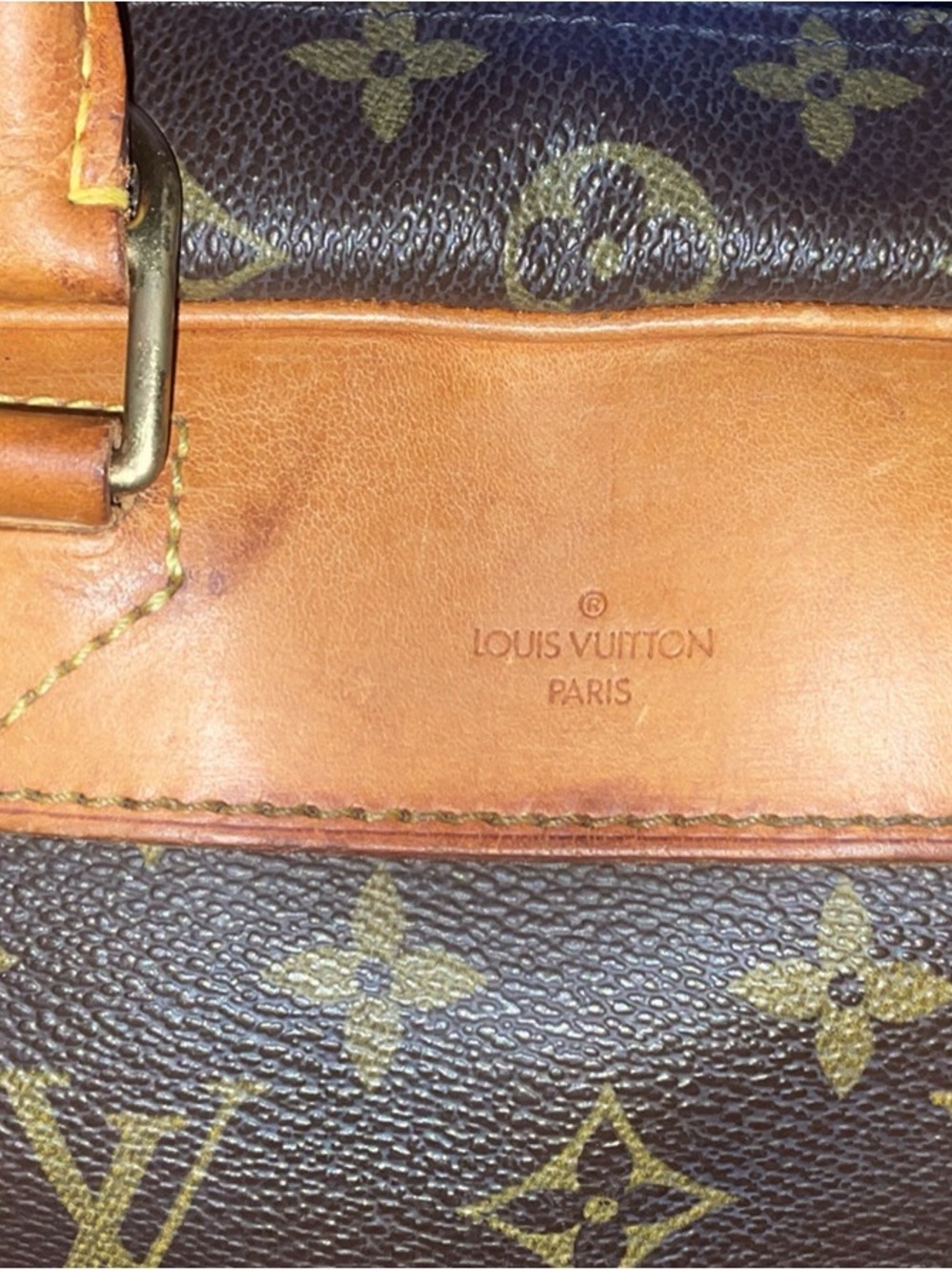 Louis Vuitton Monogram Canvas Brown Travel Satchel - Picture 2 of 9